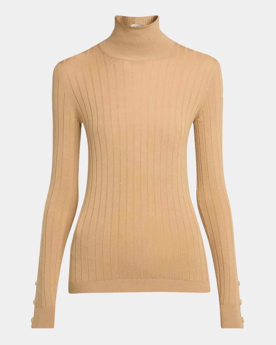 Wool-Cashmere Turtleneck Sweat